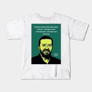 Ricky Gervais Atheist Kids T-Shirt